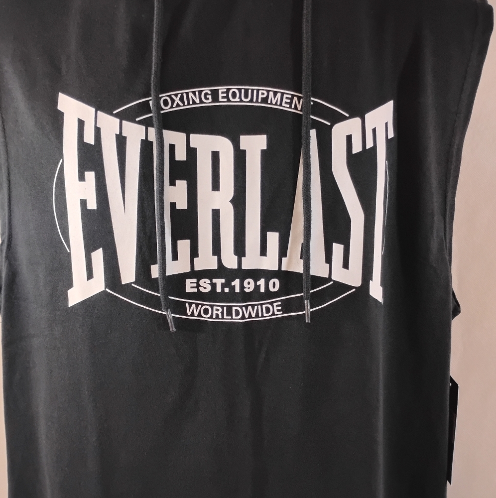 Everlast Sleeveless Hoodie Shirt Size L Nwt